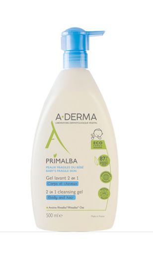 Снимка на ПОЧИСТВАЩ ГЕЛ 2 в 1 A-DERMA PRIMALBA 500 мл