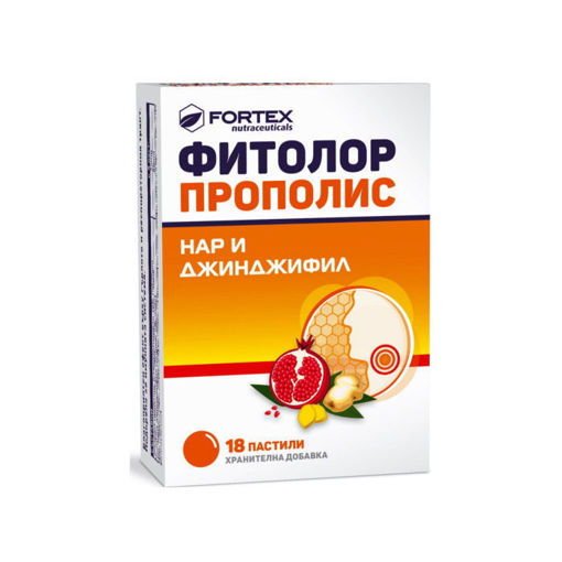 Фитолор Прополис на Фортекс са билкови пастили с нар и джинджифил. Те облекчават възпалението на гърлото, придружено със болка и дискомфорт по време на преглъщане. Пастилите подпомагат защитната функция на имунната система. Имат благоприятен ефект върху гърлото и респираторния тракт.