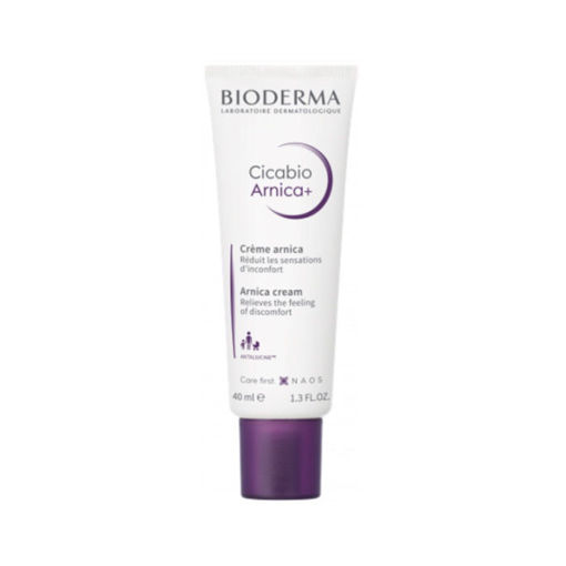 БИОДЕРМА Cicabio Arnica+ грижа при посиняване и оток. Тестван под дерматологичен контрол. Бързо лекува контузии и натъртвания. Намалява подуването и възпаление. Облекчава болката и дискомфорта. Антибактериален, без аромати и оцветители, противоалергичен.