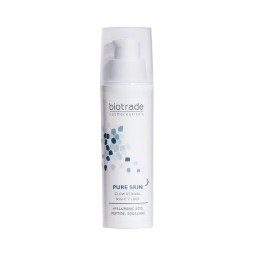 Pure Skin Night Fluid e възстановяващ и озаряващ нощен флуид за лице, който осигурява мощна 3D хидратация и изпълва кожата с плътност и сочност. Елиминира първите признаци на стареене, подпомага естественото обновяване на клетките и синтеза на колаген.